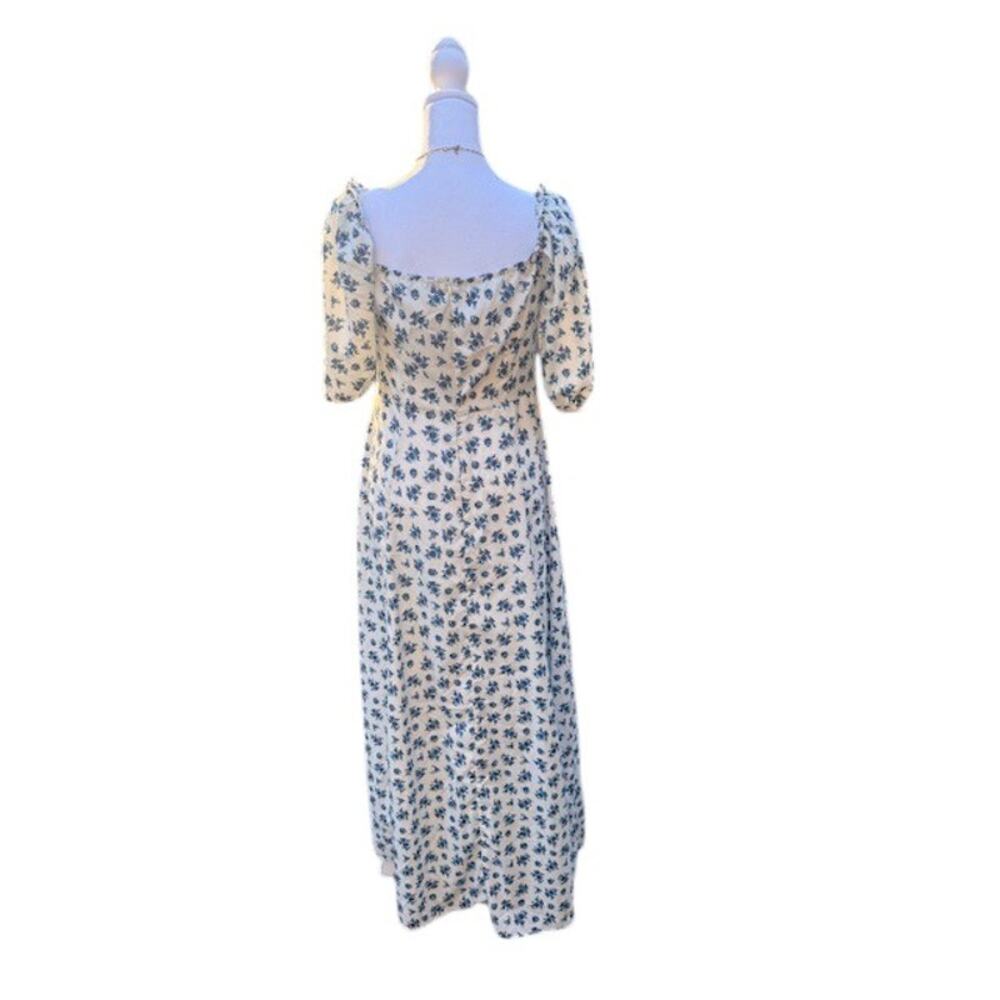 Regency Floral Dress Women Medium Puff Prairie Whimsy Spring Summer Bridgerton - Picture 5 of 6
